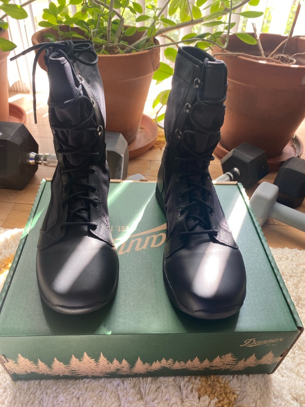 Danner Black Lace-Up Tactical Boots